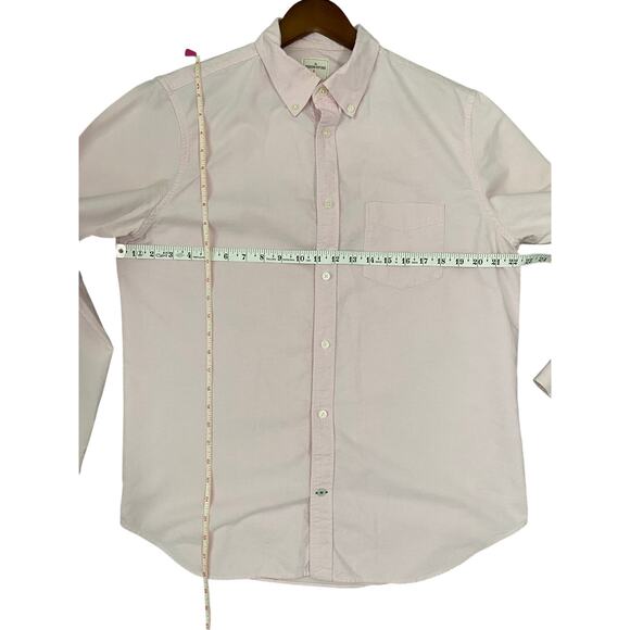 Gap Mens Button Down Shirt The Modern Oxford Light Pink Long Sleeve Size L* - Picture 4 of 9